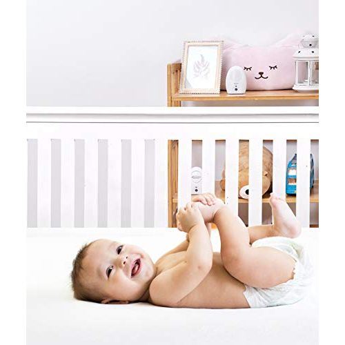  Sakar Graco Audio Baby Monitor with Night Light, Long Range Wireless Vibrating Sound-Alert Baby Monitor