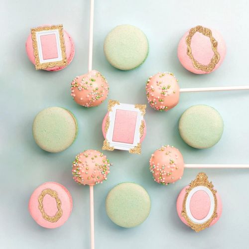  [아마존베스트]Sakola Photo Frame Fondant Mold - 3 Pack Picture Frames Silicone Mold for Cake Decorating, Sugar, Gum Paste, Chocolate, Cookies, Resin, Polymer Clay - Pink