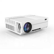 Salange T26 1080p Full HD Video Projector, Home Theater LED LCD Projector with 1920x1080P Native Resolution 4500 LMX 200 Screen Video Entertainment Games Party