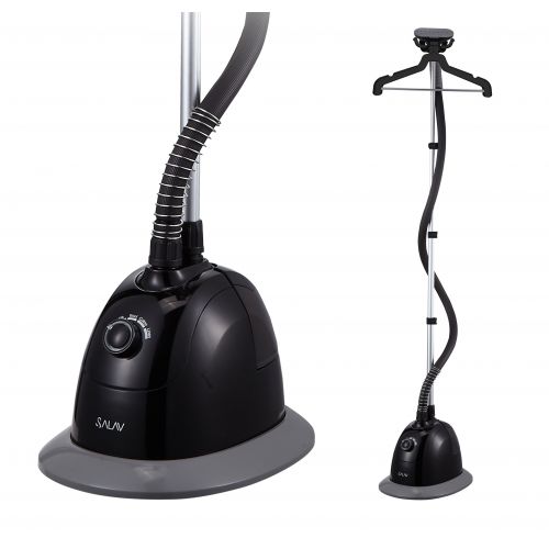  Salav SALAV GS34-BJ Performance Garment Steamer with 360-Degree Swivel Multi-Hook Hanger, 4 Steam Settings, 1500W, Black