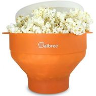 [아마존베스트]Salbree Microwave Popcorn Popper Popcorn Maker Silicone, Collapsible Bowl, Orange