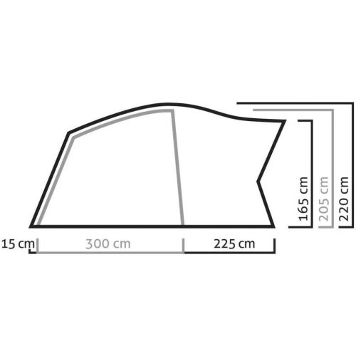  Salewa Zelt Alpine Lodge IV - 4 Personen Zelt