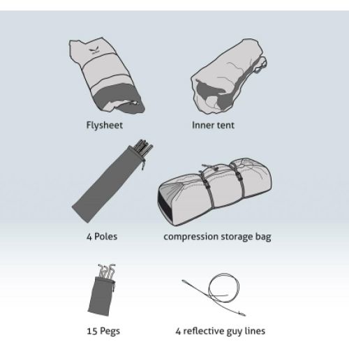  Salewa Tents Sierra Leone Iii Tent