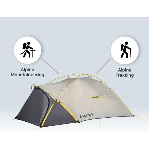  Salewa Unisexs Litetrek Pro Ii Tent, Light Grey/Mango, UNI