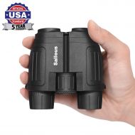 Sallous 10X25 Small Compact Lightweight Binoculars for Adults Kids Bird Watching Traveling Hiking Wildlife Watching. Clear View, Easy to Focus. Pocket Folding Binocularsfor Opera Concert