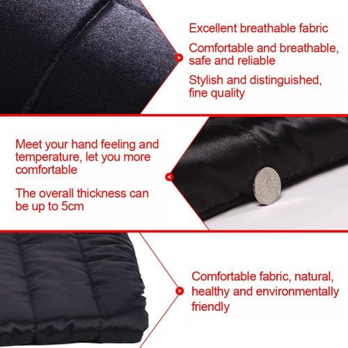  Salmue Electric Massage Mat, Full Body Massager Cushion with Shiatsu Neck Massage for Full Body Pain Relief, Heat Therapy Vibration Massage Pad,Blood Circulation Enhancement, Remot