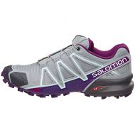Salomon Speedcross 4 Womens Shoes QuarryAcaiAqua