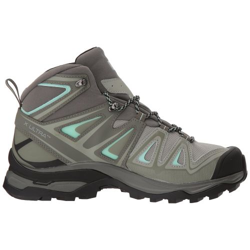 살로몬 Salomon Womens X Ultra 3 Wide Mid GTX Hiking Shoes