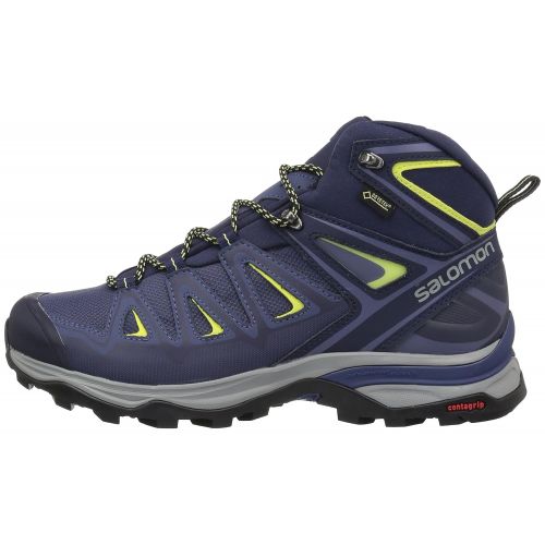 살로몬 Salomon Womens X Ultra 3 Wide Mid GTX Hiking Shoes