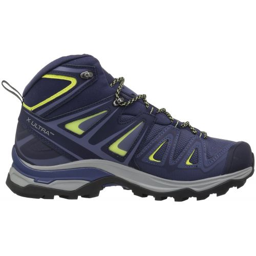 살로몬 Salomon Womens X Ultra 3 Wide Mid GTX Hiking Shoes