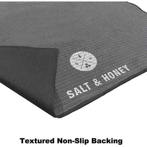  Salt & Honey Non-Slip Pilates Reformer Mat Towel