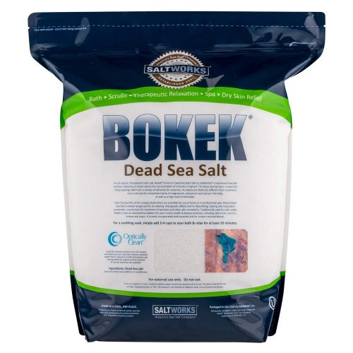  SaltWorks Bokek Dead Sea Salt, Fine - 55 lb Bag