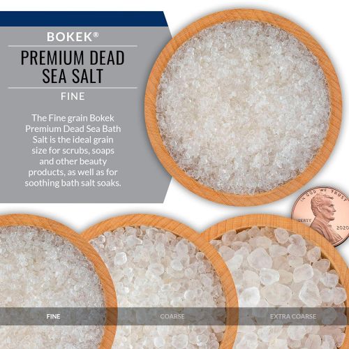  SaltWorks Bokek Dead Sea Salt, Fine - 55 lb Bag