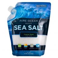 SaltWorks Pure Ocean Sea Salt, Fine Grain, Bulk Bag, 55 Pound