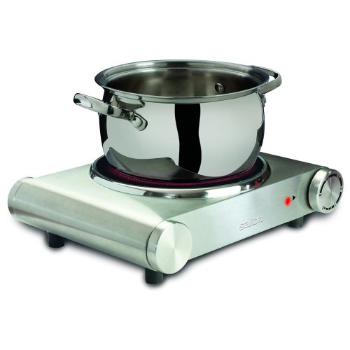  Salton HP1502 Single Burner Infrared Cooking Range, Stainless Steel
