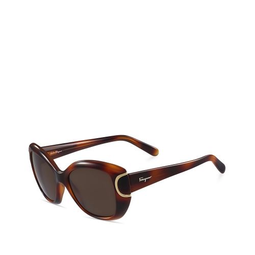  Salvatore Ferragamo Womens Signature Cat Eye Sunglasses, 54mm