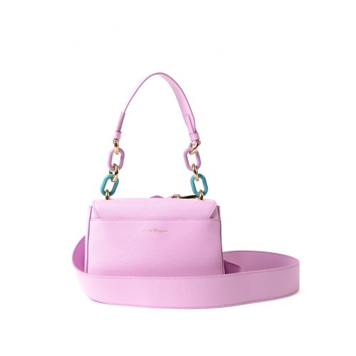  Salvatore Ferragamo Lexi colourful chain handle bag
