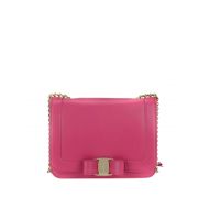 Salvatore Ferragamo Rainbow Vara fuchsia small bag