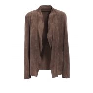 Salvatore Santoro Soft suede open front jacket