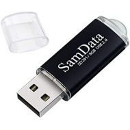 SamData USB Flash Drives 8GB 1 Pack USB 2.0 Thumb Drives Memory Stick Data Storage Jump Drive Zip Drive Drive with Led Indicator (Black, 8GB-1Pack)