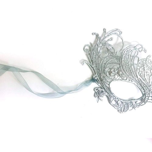  Samantha Peach Masquerade Mask - Luxury Lace Renaissance Womens Masquerade Ball Mask