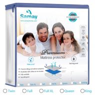 Samay Bed Bug - Waterproof Mattress Cover - Zippered Mattress Encasement - Queen Size 60 x 80 x 16 Inches