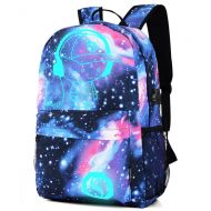 Sameno Galaxy School Bag Collection Canvas USB school Backpack for Teen Girls Kids