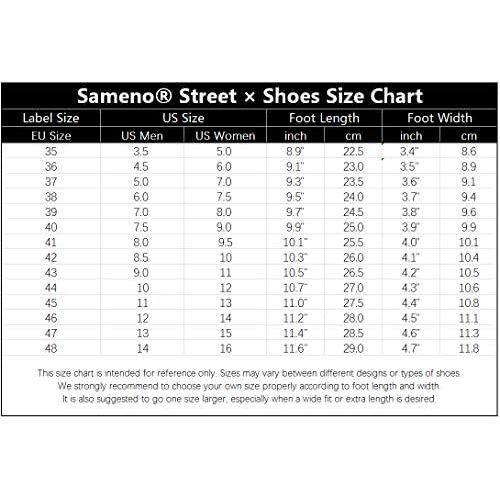  Sameno Street Sneakers SamenoSt. Wedge Sneakers for Women Platform Ankle Booties Flock Leather High Top Side Zipper Casual Walking Shoes Boots