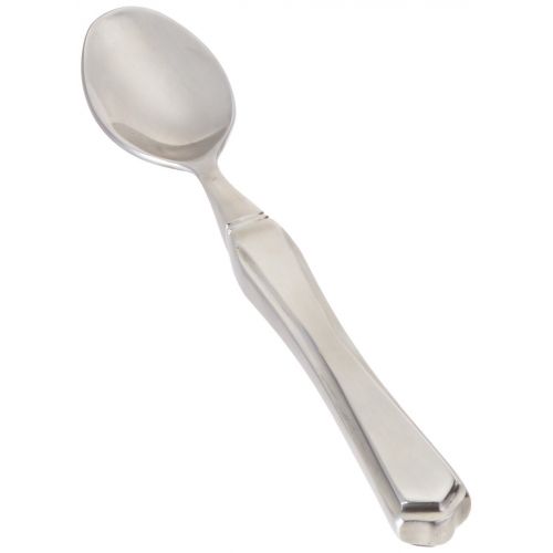  Sammons Preston Stainless Steel Weighted Teaspoon, 12-Ounce Weighted Spoon, Independence Eating Cutlery for Limited Grasp & Range of Motion for Children, Adults, Elderly, Handicapp