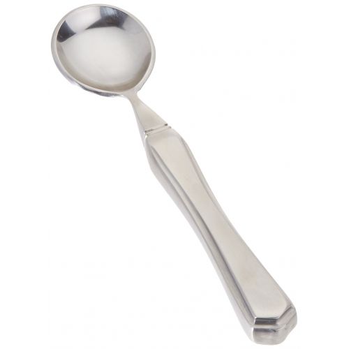  Sammons Preston Stainless Steel Weighted Soup Spoon, 8-Ounce Weighted Utensil, Independence Eating Cutlery for Limited Grasp & Range of Motion for Children, Adults, Elderly, Handic