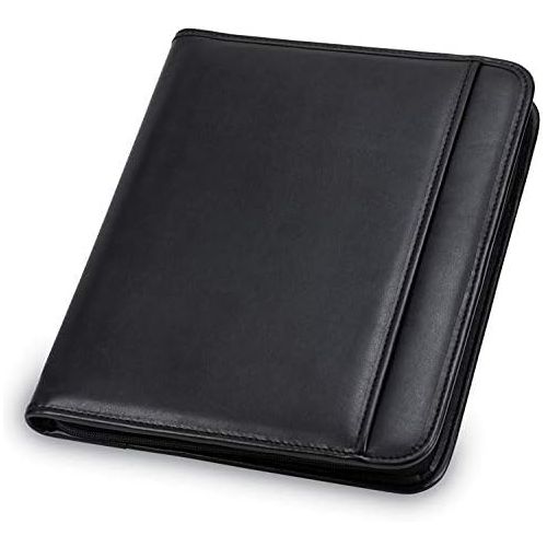  Samsill Professional Padfolio  Resume Portfolio/Business Portfolio with Secure Zippered Closure, 10.1 Inch Tablet Sleeve, 8.5 x11 Writing Pad, Black (Limited Edition)