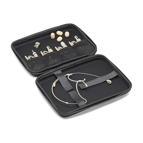  Samson DE60X Unidirectional Headset Microphone with Miniature Condenser Capsule and Four Adaptor Cables Compatible with Popular Wireless Systems,Beige