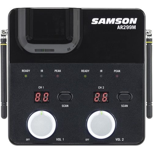  Samson Concert 288m Presentation Dual-Channel Wireless Lavalier & Headset Microphone System (D: 542 to 566 MHz)