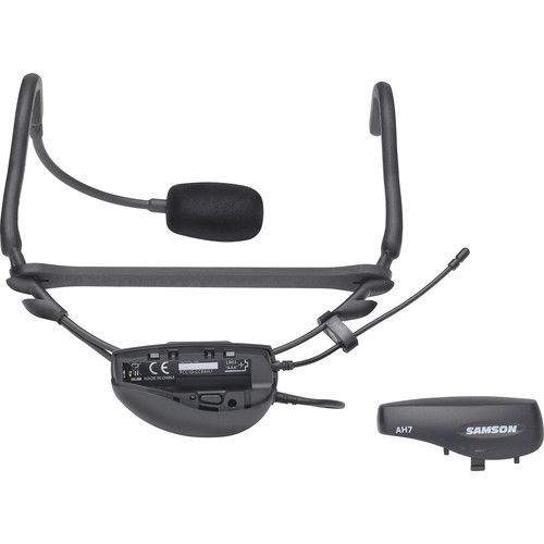  Samson AirLine 77 AH7 Wireless Fitness Headset Microphone System (K1: 489.050 MHz)