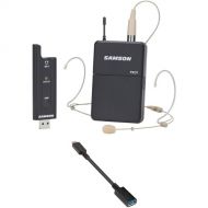 Samson XPD2 Headset USB Digital Wireless Microphone System Kit for USB Type-C Devices (2.4 GHz)