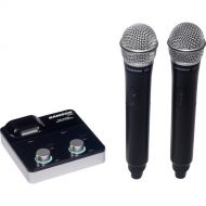 Samson XPD2m Two-Person Digital Wireless Supercardioid Handheld Microphone System (2.4 GHz)