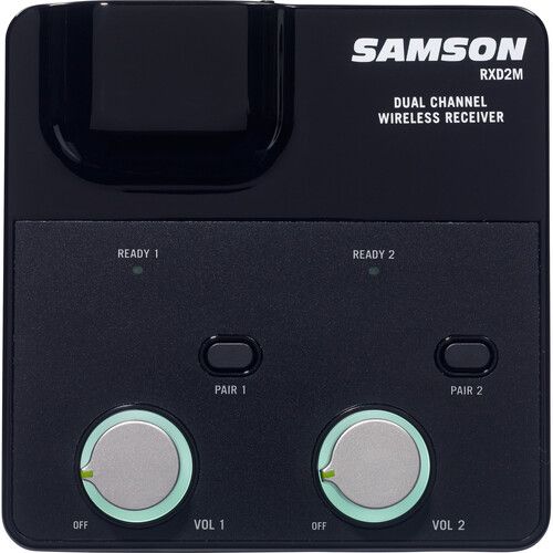  Samson XPD2m Two-Person Digital Wireless Supercardioid Handheld Microphone System (2.4 GHz)