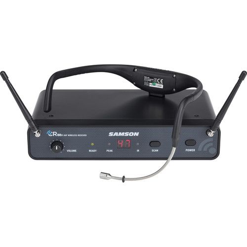  Samson AirLine 88x Wireless Fitness Headset Microphone System (K: 470 to 494 MHz)