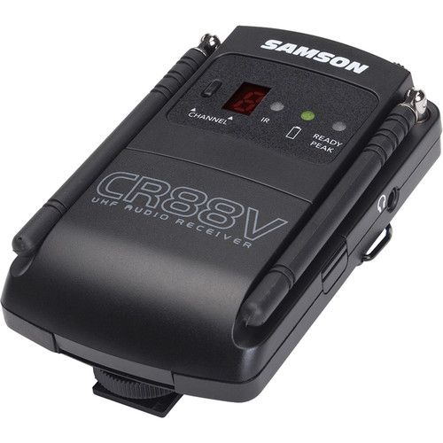  Samson Concert 88 Camera-Mount Wireless Omni Lavalier Microphone System (D: 542 to 566 MHz)