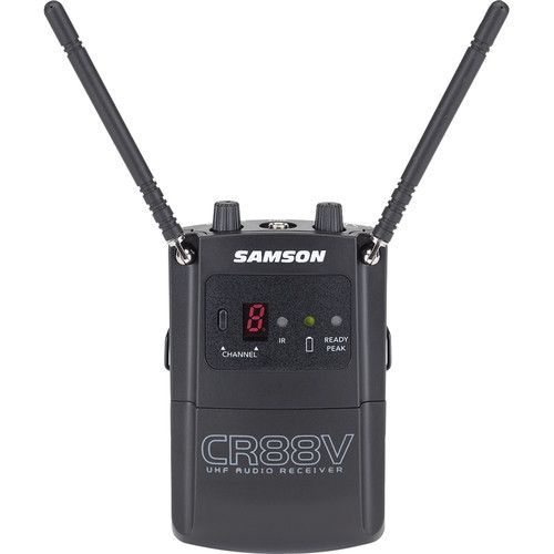  Samson Concert 88 Camera-Mount Wireless Omni Lavalier Microphone System (D: 542 to 566 MHz)