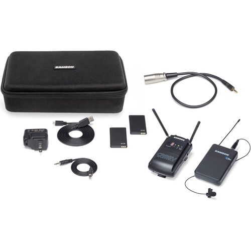  Samson Concert 88 Camera-Mount Wireless Omni Lavalier Microphone System (D: 542 to 566 MHz)