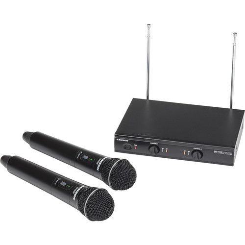  Samson Stage 200 Dual-Channel Handheld VHF Wireless System (Channel C)