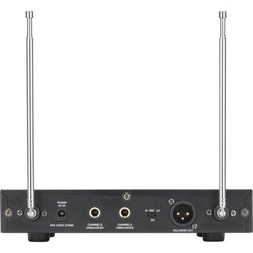  Samson Stage 200 Dual-Channel Handheld VHF Wireless System (Channel C)