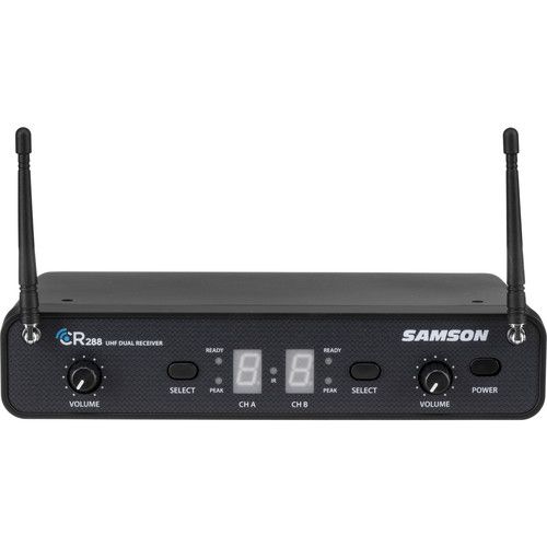  Samson Concert 288 Dual-Channel Wireless Handheld Microphone System with Q6 Capsules (Band H)