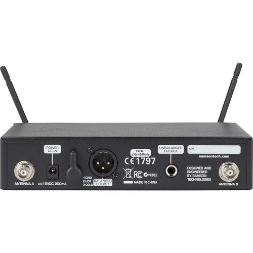  Samson AirLine 99 Rackmount Wireless Fitness Headset Microphone System (D: 542 to 566 MHz)