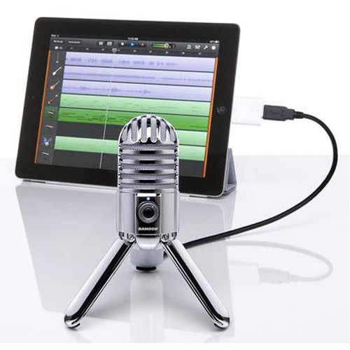  Samson Meteor Mic USB Studio Condenser Microphone (White)