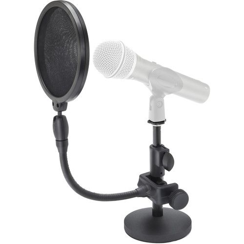  Samson MD2/PS05 Desktop Mic Stand & Pop Filter Bundle