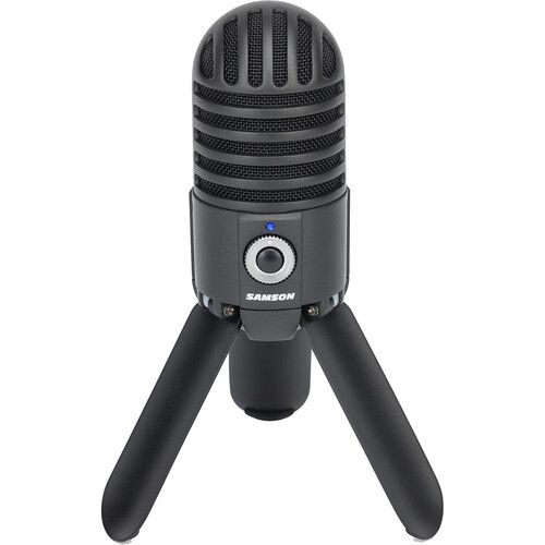  Samson Meteor Mic USB Studio Condenser Microphone (Titanium Black)