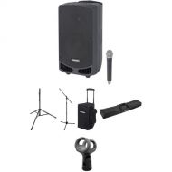 Samson Expedition XP310w Battery-Powered Bluetooth Portable PA System Kit with Handheld Wireless and Stands (K: 470 to 494 MHz)