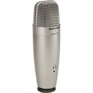 Samson C01U Pro USB Studio Condenser Microphone (Silver)